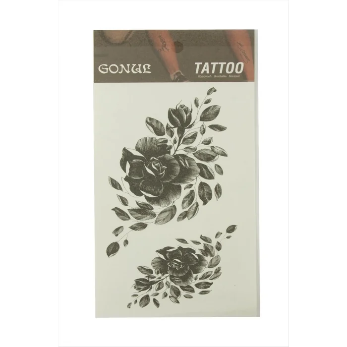 BUĞZ Gül Tattoo Dövme Sticker