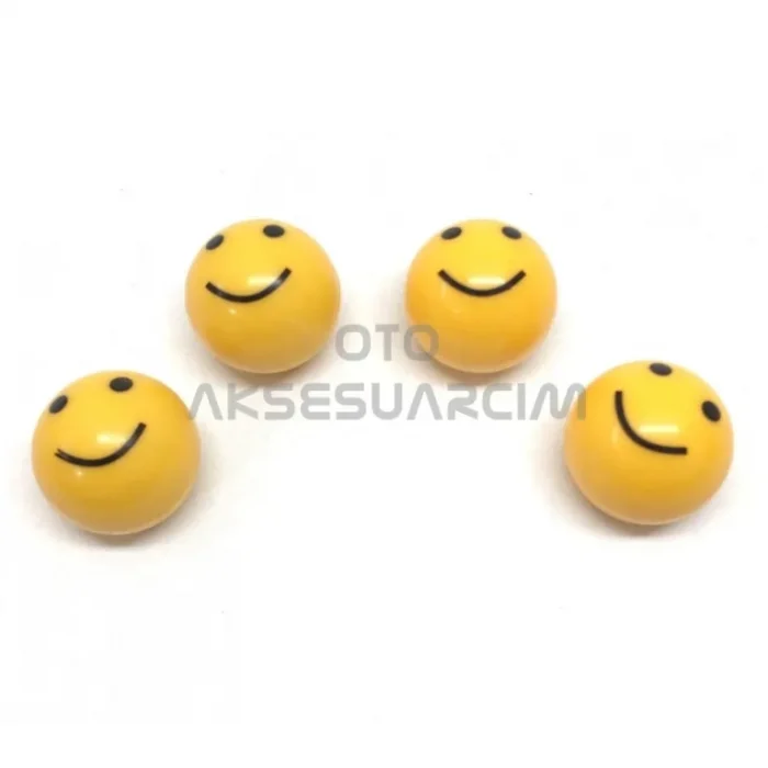 BUĞZ Gülen Emoji Lüx Sibop Kapağı Sarı