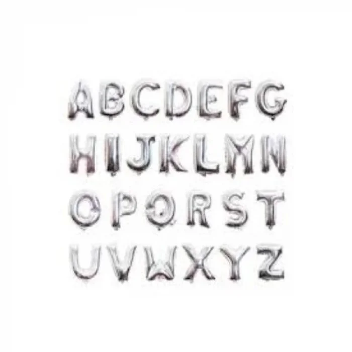  Gümüş Rengi Folyo Balon 1 Metre