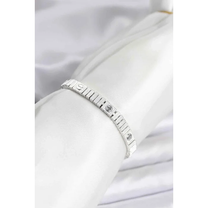 BUĞZ Gümüş Renk VIP Seri Bileklik