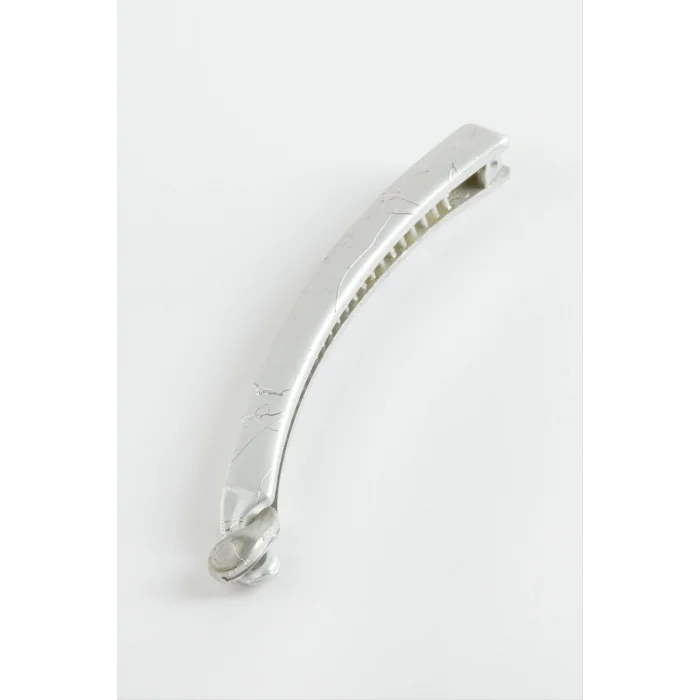 BUĞZ Gümüş Renkli Muz Toka 11 cm