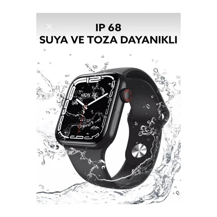 BUĞZ Gümüş ve Siyah Renkli Akıllı Saat: 1.9 İnç Ekran, GPS, NFC ve Suya Dayanıklı Özellikler
