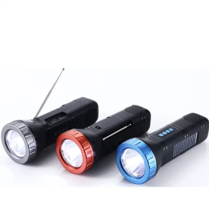 BUĞZ Güneş Enerjili Bluetooth Radyo Özellikli Kamp El Feneri