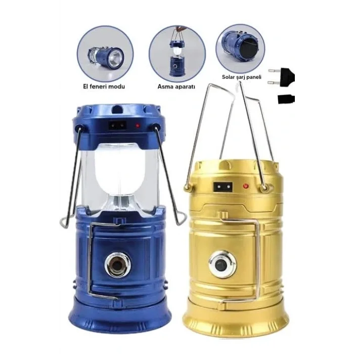 BUĞZ Güneş Enerjili Çok Fonksiyonlu Kamp Feneri