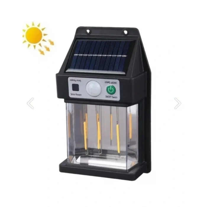 BUĞZ Güneş Enerjili Hareket Sensörlü Duvar Lambası