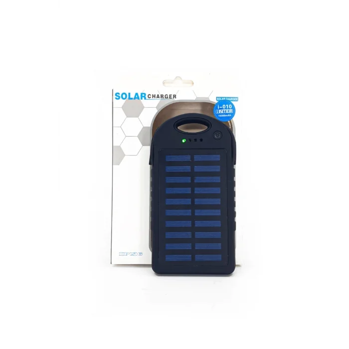 BUĞZ Güneş Enerjili Işıklı Solar Taşınabilir Usb Girişli Şarj Cihazı Powerbank 15000 Mah ( BUĞZ )