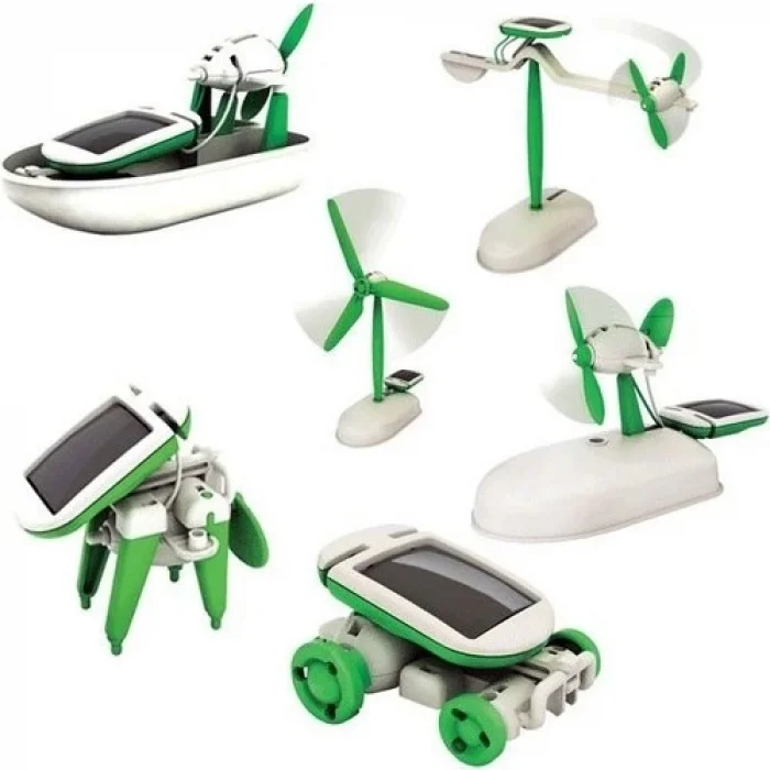 BUĞZ Güneş Enerjili Robot Oluşturma Seti Solar Kit (6 in 1)
