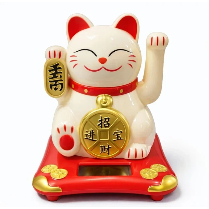 BUĞZ Güneş Enerjili Sallanan Şans Kedisi - Maneki Neko Alk4523