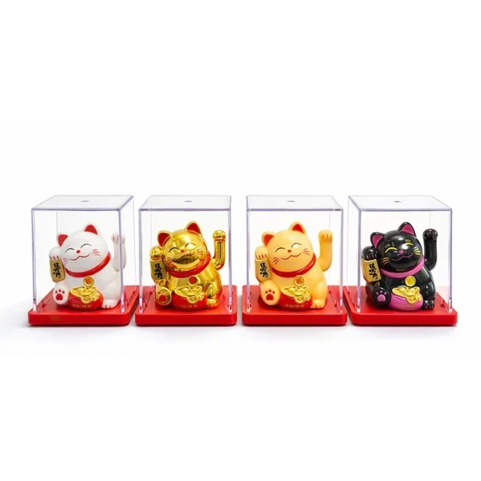 BUĞZ Güneş Enerjili Sallanan Şans Kedisi - Maneki Neko Alk4527