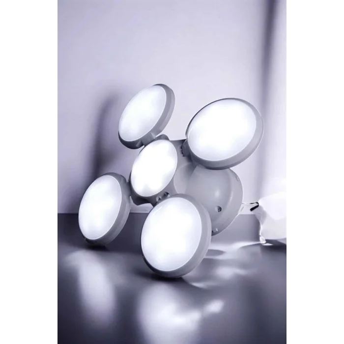 BUĞZ Güneş Enerjili Solar Aydınlatma Kamp Çadır Lambası Şarjlı Ampül Led Şarjlı El Feneri Işıldak