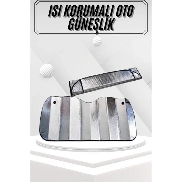  Güneşlik Koruyucu Perde Metalize Oto Araç Araba Güneşliği Ön Cam Güneşliği