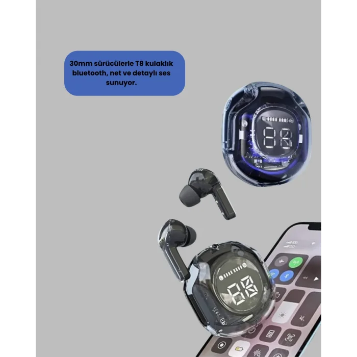 BUĞZ Günlük Kullanım İçin Profesyonel Bluetooth Kulaklık - Lisinya