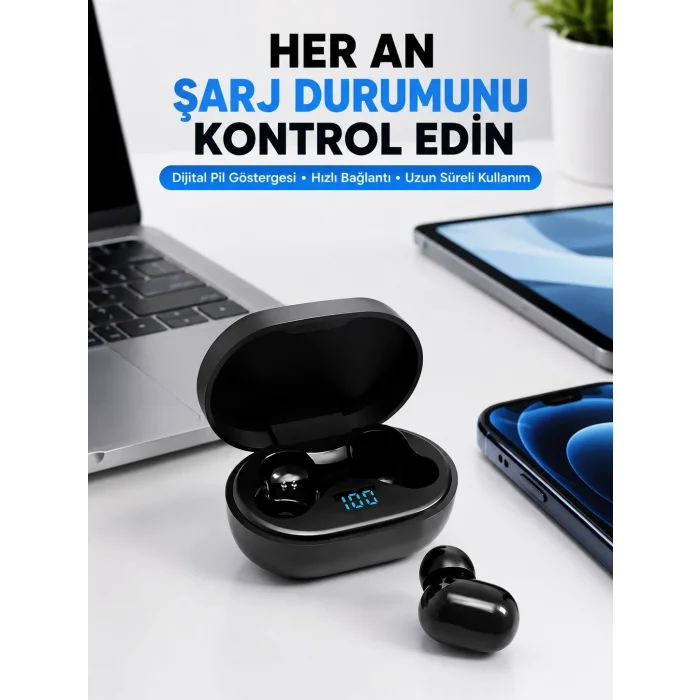 BUĞZ Gürültü Azaltmalı Mikrofonlu Bluetooth Kulaklık Yeni Nesil