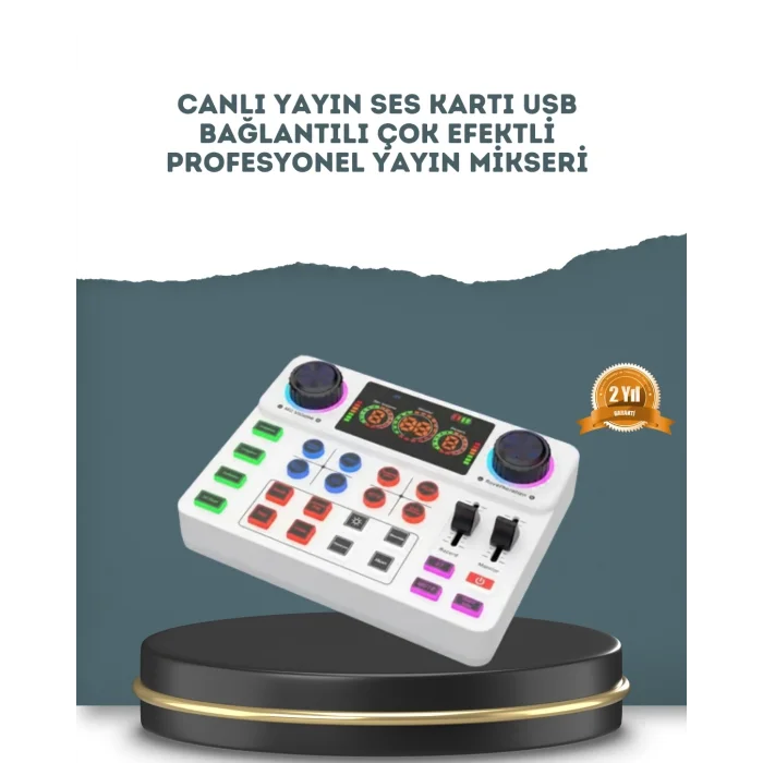 BUĞZ Gürültü Engelleme Özellikli Canlı Yayın Ses Kartı