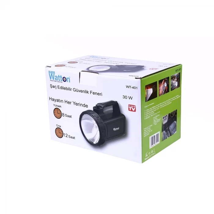 BUĞZ Güvenlik Feneri 30 W Kuvvetinde Wt-401