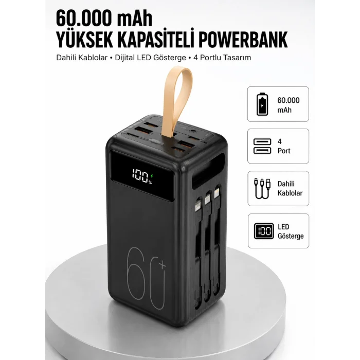BUĞZ Güvenlik Korumalı Hızlı Şarj Özellikli Powerbank Yeni Nesil