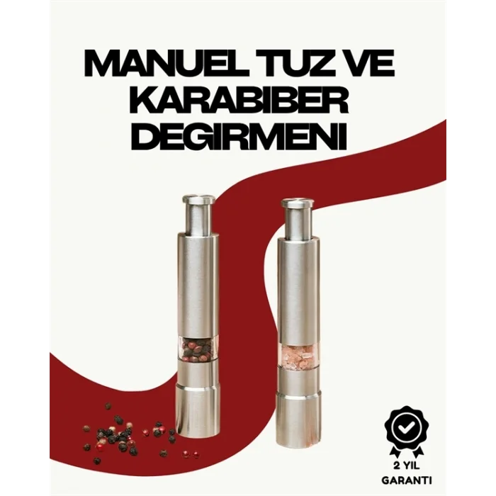  Hafif ve Kompakt, Taşınabilir Baharat Öğütücü - Mutfak ve Masa için