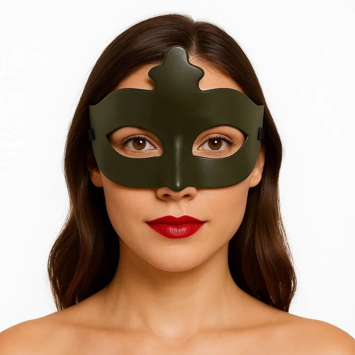 BUĞZ Haki Yeşil Renk Masquerade Kostüm Partisi Venedik Balo Maskesi