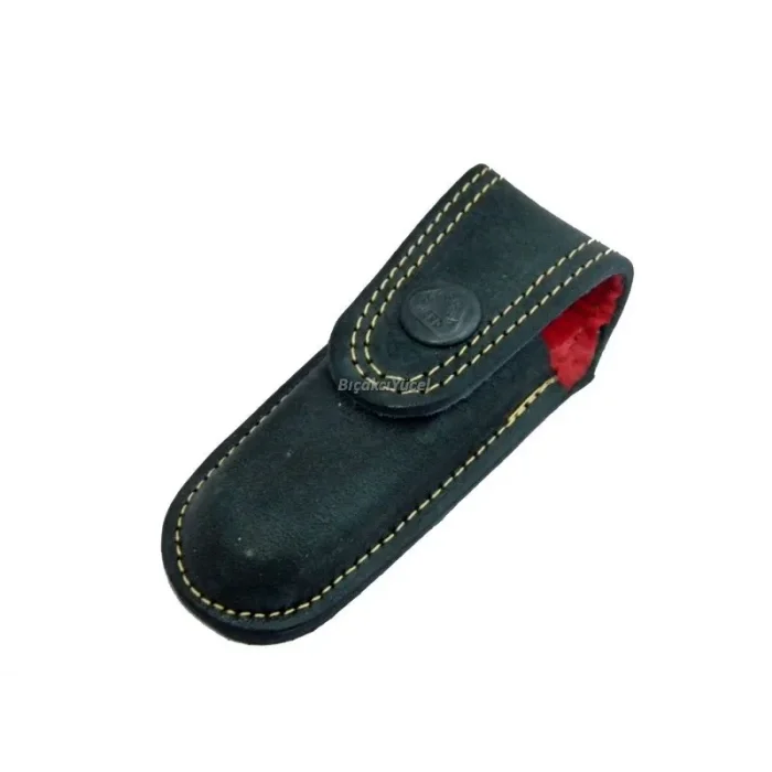  Hakiki Deri Çakı Kılıfı No:1 - 11 cm, Kemerlikli