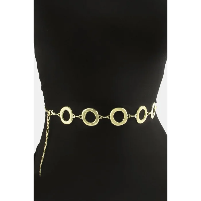 BUĞZ Halka Metal Zincir Kemer