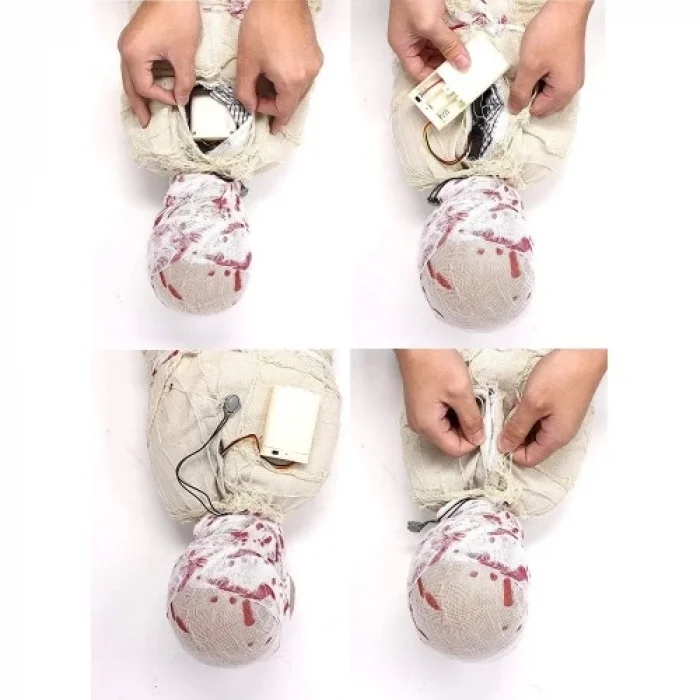 BUĞZ Halloween Sensörlü Işıklı Hareketli Mumya