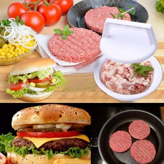 BUĞZ Hamburger Yapma Aparatı- Hamburger Pres Ve Köfte Kalıbı Bx40
