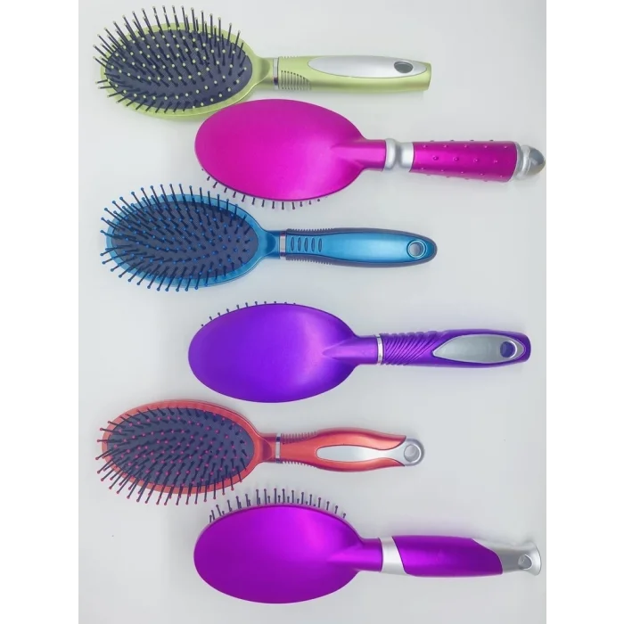 BUĞZ Haowei Oval Renkli Saç Fırçası Tarak