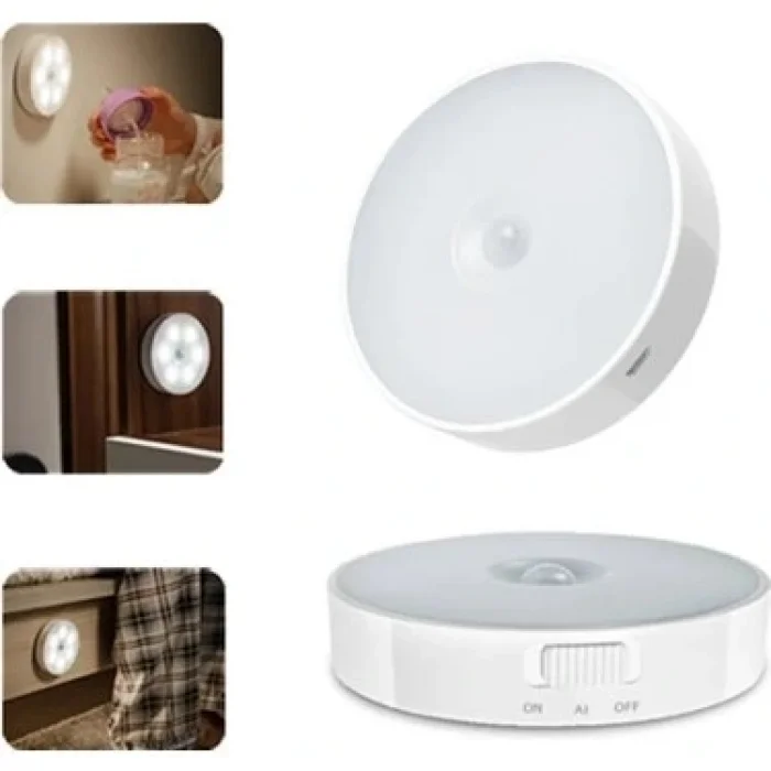 BUĞZ Hareket Sensörlü Usb Şarjlı Led Işık Lamba