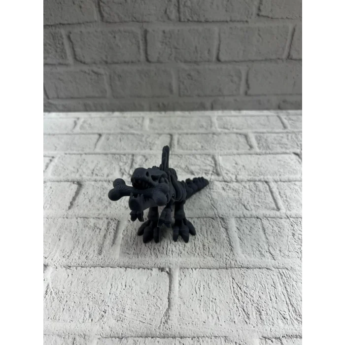 BUĞZ Hareketli Dinazor Figürü Dekoratif Oyuncak – Siyah Tasarım