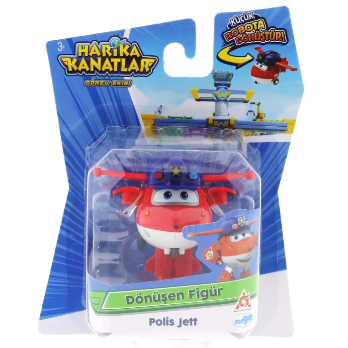 BUĞZ Harika Kanatlar Dönüşen Tekli Figür Polis Jett