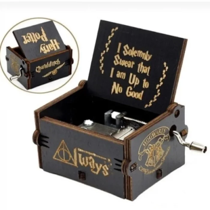  Harry Potter Ahşap Çevirmeli Müzik Kutusu