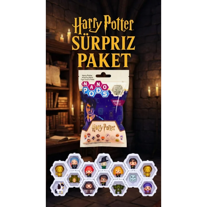 BUĞZ Harry Potter Sürpriz Figür Seti Çocuklar ve Koleksiyonerler İçin 2 Adet
