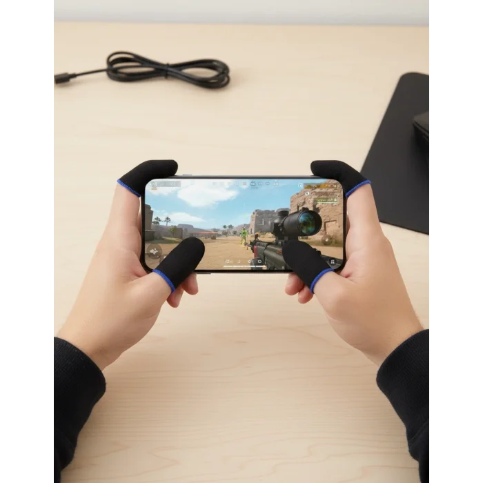 BUĞZ Hassas Kontrol İçin Parmaklık Eldiven - Rahat ve Dayanıklı Oyuncu Ekipmanı