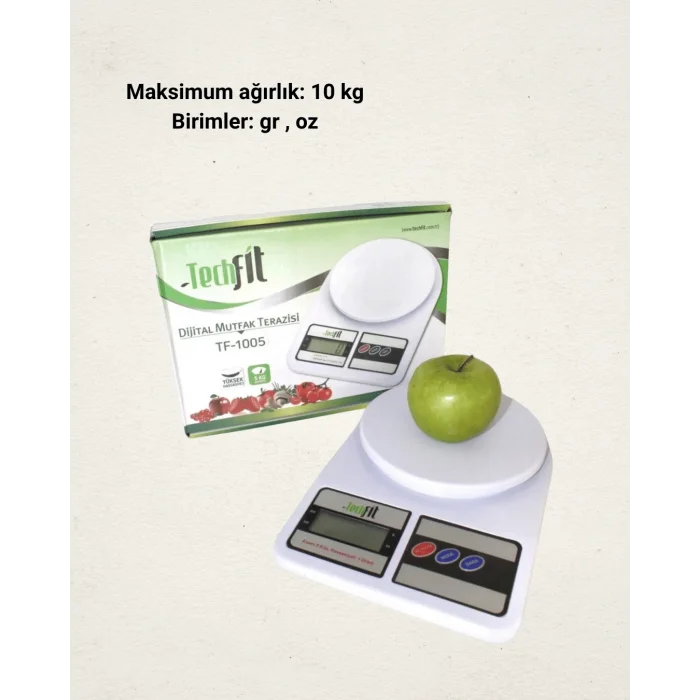  Hassas Ölçüm İçin Dijital Mutfak Tartısı – 10 Kg Kapasiteli