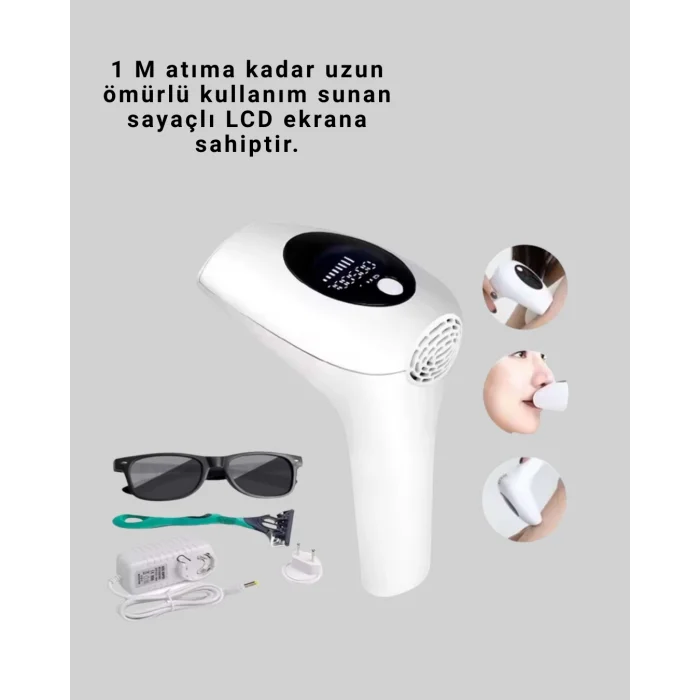  Hasuba IPL Lazer Epilasyon Cihazı HS-262 5 Enerji Kademeli