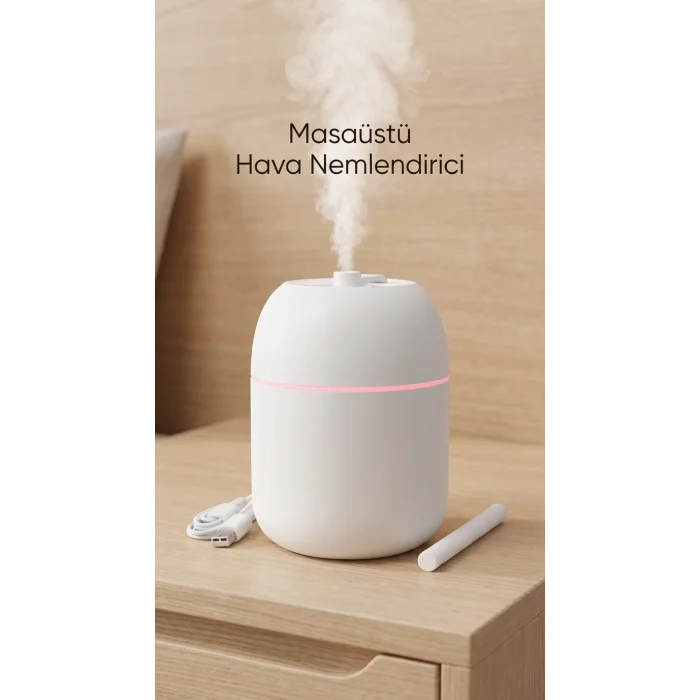 BUĞZ Hava Nemlendirici 220ml Buhar Makinesi oda ortamında kullanılmak üzere uygun