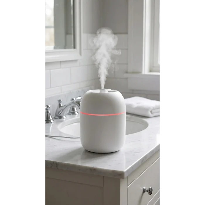 BUĞZ Hava Nemlendirici 220ml Buhar Makinesi oda ve uyku alanları için uygun cihaz