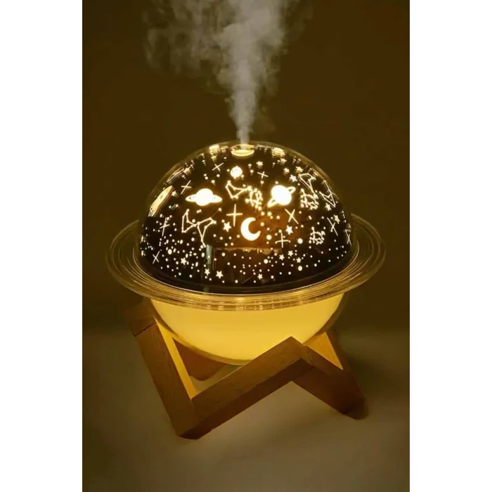 BUĞZ Hava Nemlendirici Masa ve Gece Lambası USB Projeksiyon Aromaterapi