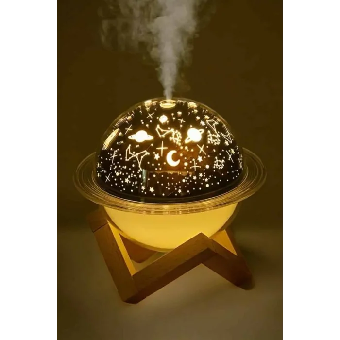 BUĞZ Hava Nemlendirici Masa ve Gece Lambası USB Projeksiyon Aromaterapi - BUĞZ