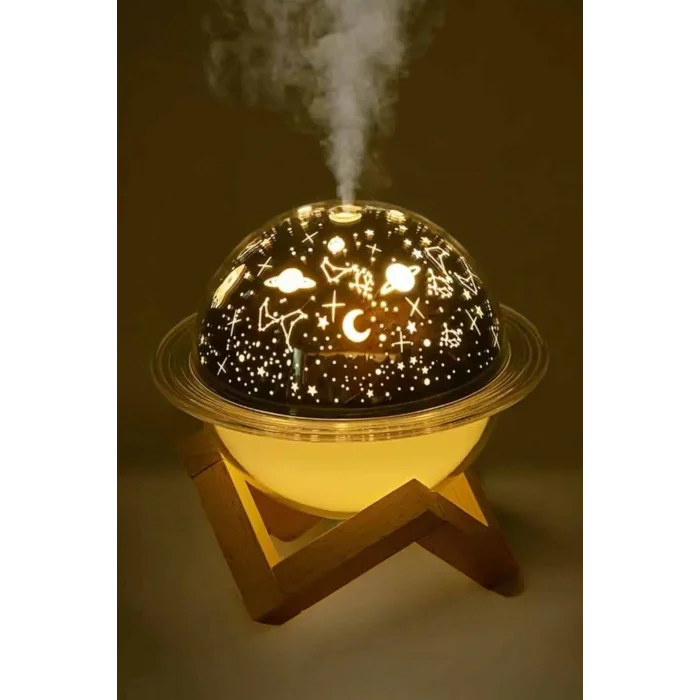 BUĞZ Hava Nemlendirici Masa ve Gece Lambası USB Projeksiyon Aromaterapi - BUĞZ