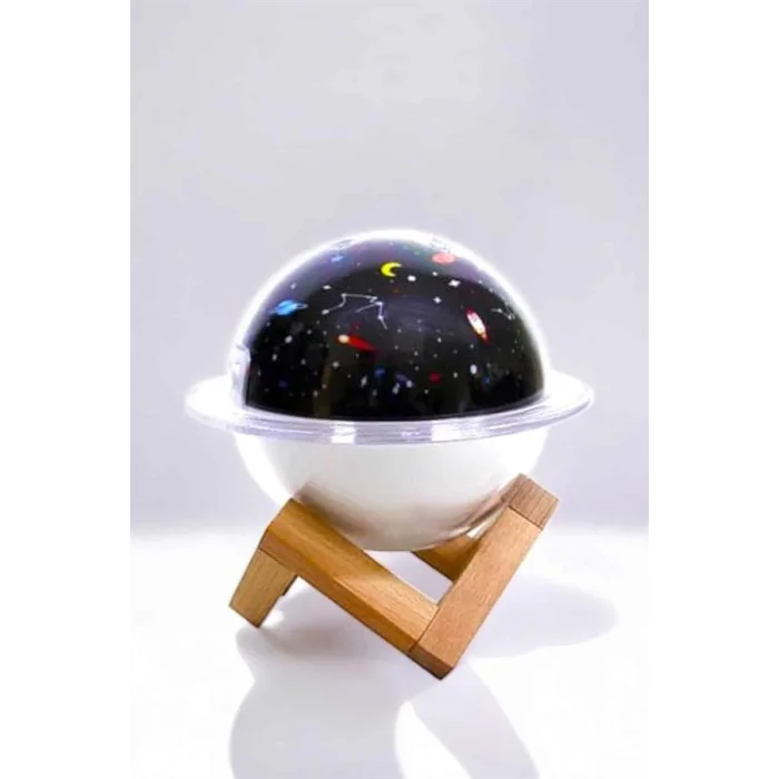 BUĞZ Hava Nemlendirici Masa ve Gece Lambası USB Projeksiyon Aromaterapi - BUĞZ