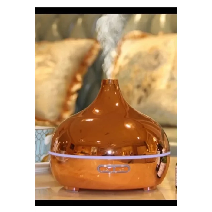 BUĞZ Hava Nemlendirici Parlak Gold Aromatik Oda Kokusu 550 Ml Kahve Aroma Difüzörü Buhar Nemlendırıcı