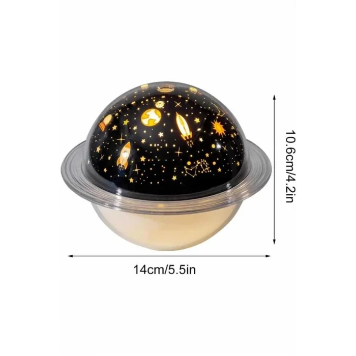 BUĞZ Hava Nemlendirici Renk Değiştiren Oda Kokusu Yıldızlı Projektör - Lisinya