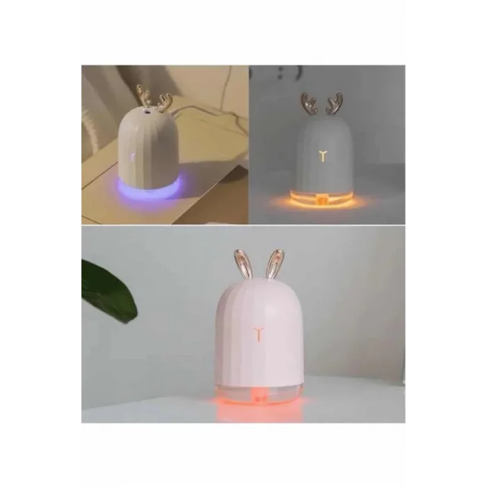  Hava Nemlendirici Ultrasonik Aromaterapi Difüzör Tavşan Nemlendirici