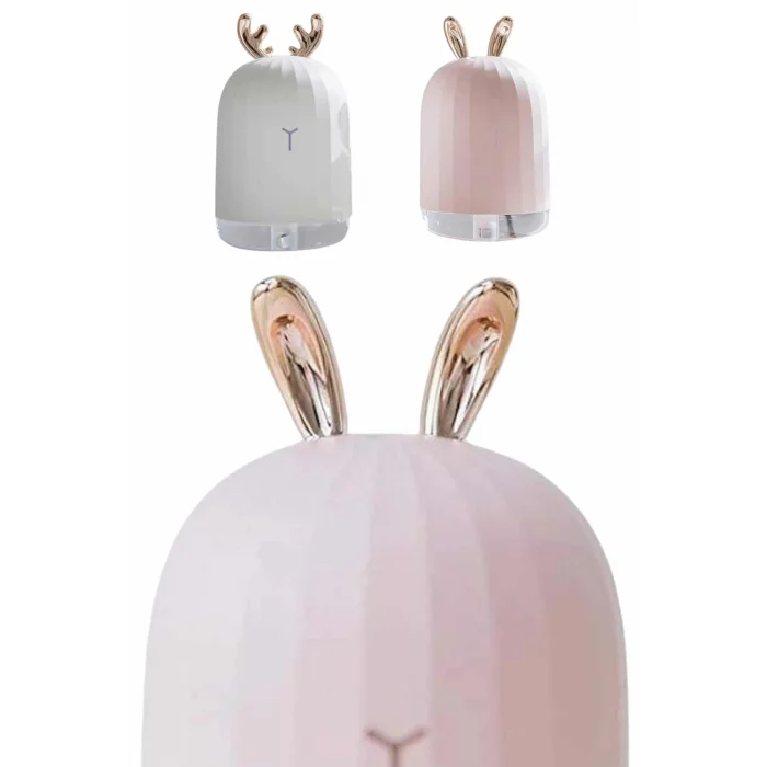 BUĞZ Hava Nemlendirici Ultrasonik Aromaterapi Difüzör Tavşan Nemlendirici - BUĞZ