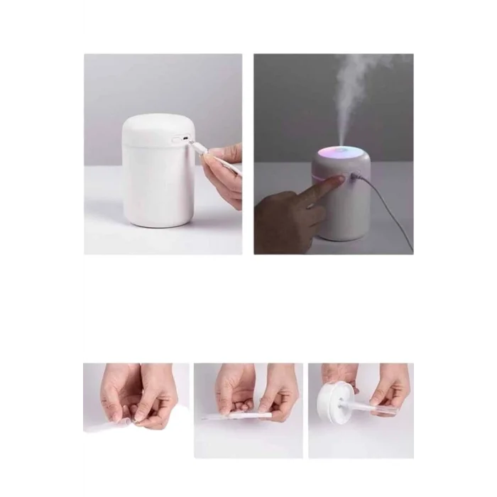 BUĞZ Hava Nemlendirici Ultrasonik Mini Hava Temizleyici Aromaterapi - BUĞZ