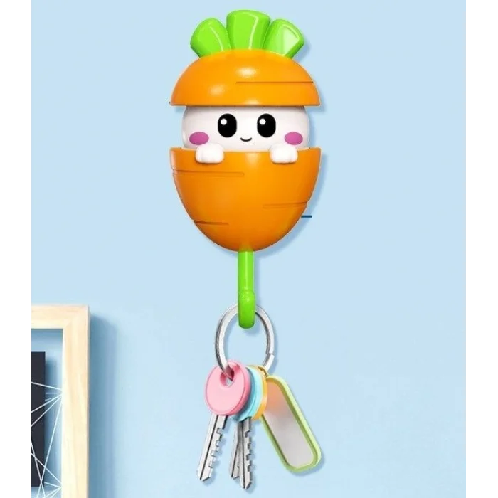 BUĞZ Havuç Tasarımlı Otomatik Açılan Yapışkanlı Askı