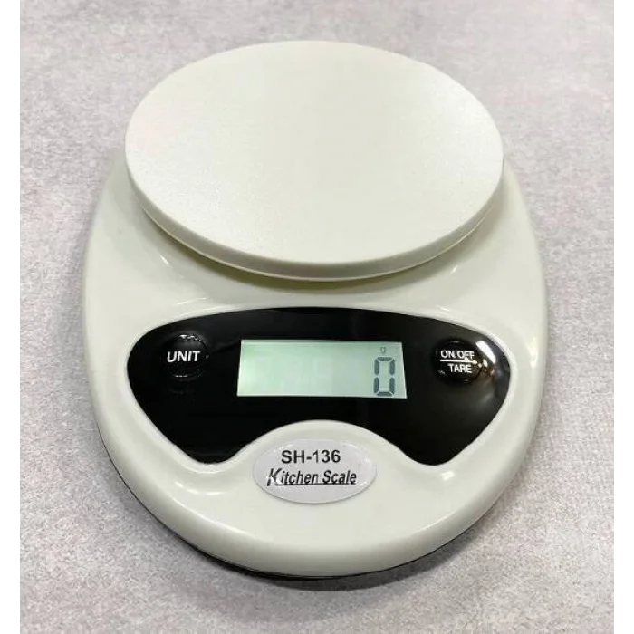 BUĞZ Hazneli Mutfak Terazisi SH-136 - 5 Kg Hassas Dijital Tartı ( BUĞZ )