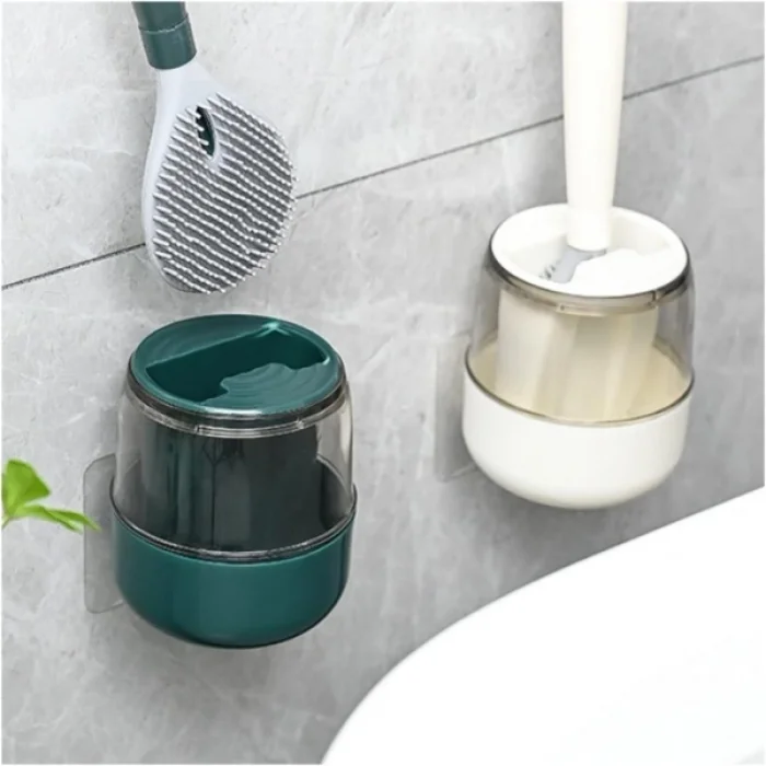 BUĞZ Hazneli Silikon Tuvalet Temizleme Fırçası