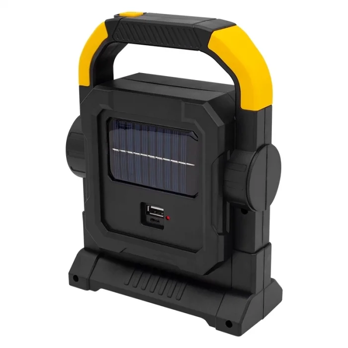  Hc-7078-c 3 Çalışma Modlu Cob Ledli Solar Taşınabilir Şarjlı Solar Lamba